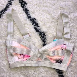NWT bandage swim top bralette